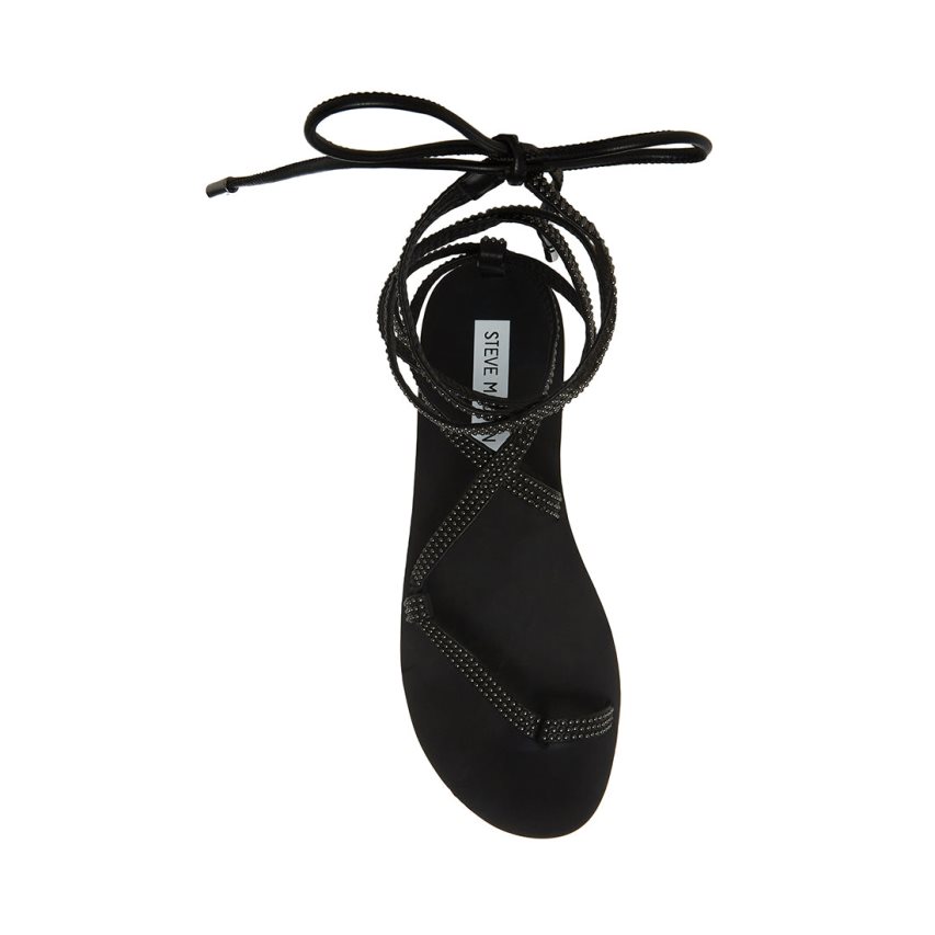 Sandalias Planas Steve Madden Kala-s Mujer Negras | ES QCES62